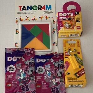 LEGO Leopard Dots & Backpack Tag & Tangram Easter Basket Fillers